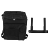 43L Rolling Cooler Dual Zipper Insulated Wheeled Cooling Bag