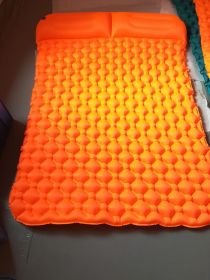 2 Person Inflatable Air Mattress - Orange