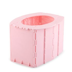 Portable Folding Toilet Seats - Pink