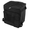 43L Rolling Cooler Dual Zipper Insulated Wheeled Cooling Bag