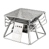 Portable Stainless Steel Non-stick Surface Folding BBQGrill