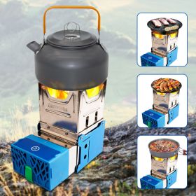 Portable Backpacking Wood Stove Electric Fire Generator