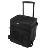 43L Rolling Cooler Dual Zipper Insulated Wheeled Cooling Bag