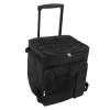 43L Rolling Cooler Dual Zipper Insulated Wheeled Cooling Bag