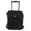 43L Rolling Cooler Dual Zipper Insulated Wheeled Cooling Bag