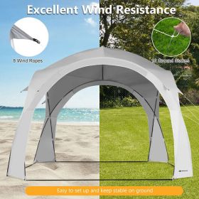 11x11 Ft Sun Shade Shelter Canopy Tent Portable - White