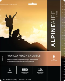 Vanilla Peach Crumble - Cook in the Pouch - 12pk