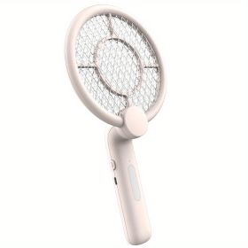 Electric Fly Swatter Bug Zapper Racket 2 In 1 Rechargeable