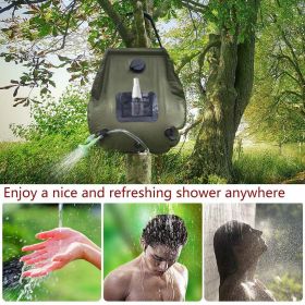 Outdoor Solar Concentrating Portable Shower Bag 20l