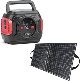 320W Portable Power Station With Solar Panel For Charging