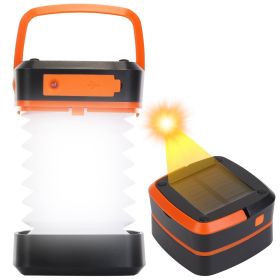 Solar Camping Lantern LED Collapsible Tent USB Rechargeable