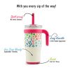 Vacuum Insulated Stainless Steel Mug Cheetah Pink18 oz