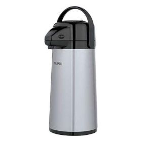 Thermos Glass Vacuum Insulated Pump Pot, 2 quart