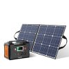 200W Power Station; 40800mAh Solar Generator W/ Solar Panel