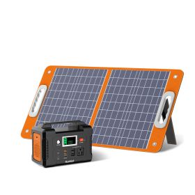 200W Portable Power Station, 40800mAh Solar Generator