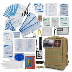 Emergency Survival First Aid Kit of 255 Supplies Pcs