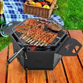 Portable Charcoal Grill Stove with Foldable Body And Legs