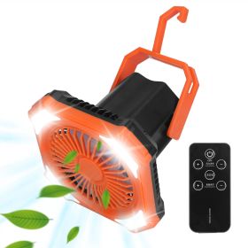 Battery Powered Hanging Tent Fan USB Rechargeable