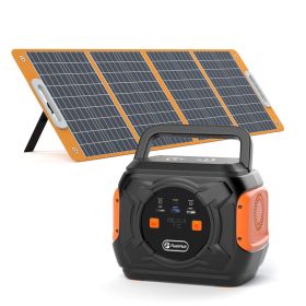 320W Portable Power Station 292Wh Battery With Solar Panel