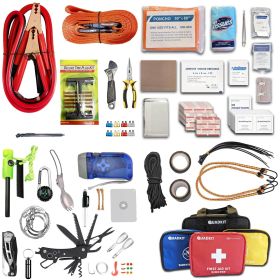 Emergency Kit (106 Essential Items) for Off-Road | 4-in-1 Kit