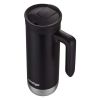 Stainless Steel Travel Mug With Lid and Handle Black 20 oz.