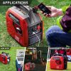 Portable Generator, 2200 Watts Inverter Generator Gas Powered