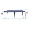 Outdoor Camping Waterproof Folding Tent with Carry Bag Blue