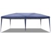 Outdoor Camping Waterproof Folding Tent with Carry Bag Blue