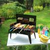 Portable Charcoal Grill Foldable w/ 3 Adjustable Heights