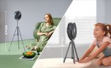 10000mAh Rechargeable 8'' Battery Powered Pedestal Fan