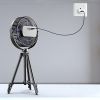 10000mAh Rechargeable 8'' Battery Powered Pedestal Fan