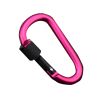 Aluminum D-Ring Locking Carabiner, Light But Strong Pack of 10