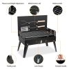 Portable Charcoal Grill Foldable w/ 3 Adjustable Heights