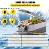 12 Volt 58 Quart Portable Car Refrigerator With Freezer