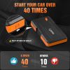 1000A Portable Jump Starter for Car with Smart Clamp Cable