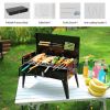 Portable Charcoal Grill Foldable w/ 3 Adjustable Heights