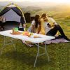 Portable Folding Camping Table With Carrying Handle