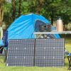 200W Power Station; 40800mAh Solar Generator W/ Solar Panel