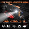 1000A Portable Jump Starter for Car with Smart Clamp Cable