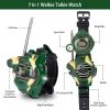 2Pcs Walkie Talkies Watches Toy 7 in 1