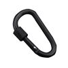 Aluminum D-Ring Locking Carabiner, Light But Strong Pack of 10