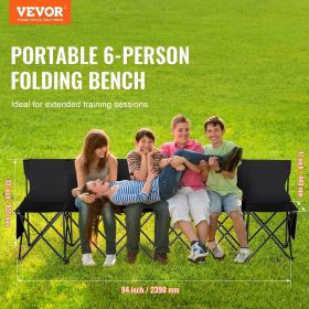 6 Seat Foldable Sport Bench For Camping