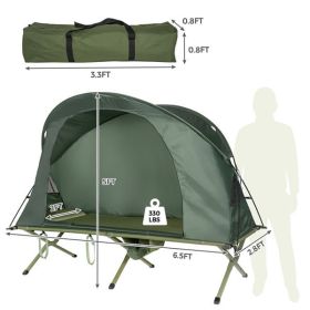 Combination of Tent and Sleeping Cot w/ Cover And Bag