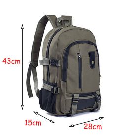 Large Capacity Backpack for Men Canvas Bag