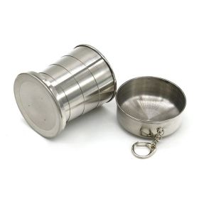 Telescopic Stainless Steel Folding Cup For Camping