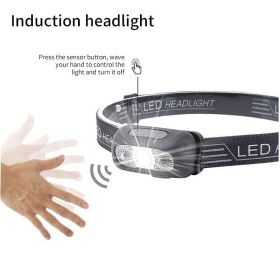 Xpg Sensor USB Rechargeable Waterproof LED Headlamp