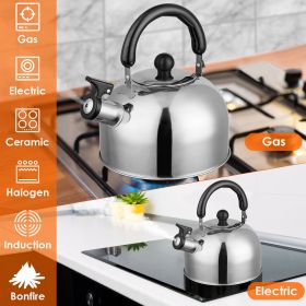 2.1 Qquarts Stainless Steel Whistling Tea Kettle