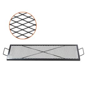 44X15 Inch Heavy Duty Steel Rectangle Fire Pit Grate