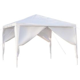 Portable Shade Canopy Tent - 10' X 10' X 8.5' White