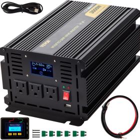 3000w Modified Sine Wave Inverter, Dc 24v To Ac 120v